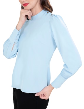 Blusa Atelier Petite manga larga para mujer