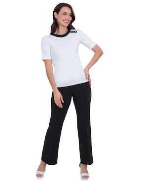 Blusa Atelier Petite manga corta para mujer