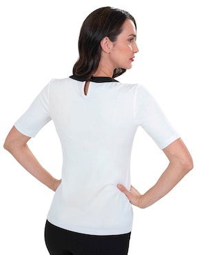 Blusa Atelier Petite manga corta para mujer