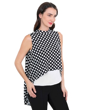 Blusa Atelier Petite sin manga para mujer