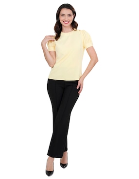 Blusa Atelier Petite manga corta para mujer
