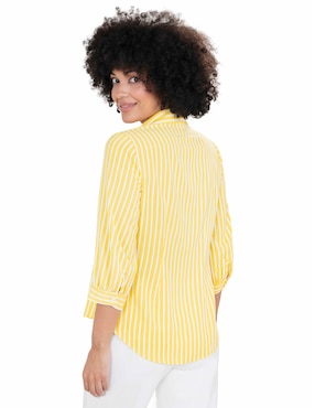 Blusa Atelier Petite manga 3/4 para mujer