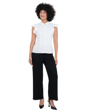 Blusa Atelier Petite manga corta para mujer