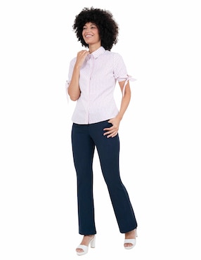 Blusa camisera Atelier Petite manga corta para mujer