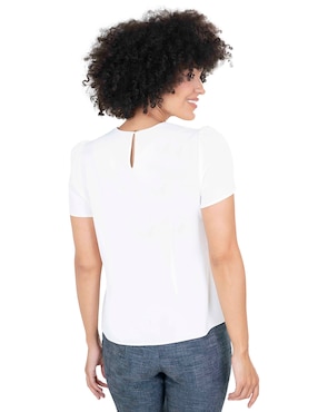 Blusa Atelier Petite manga corta para mujer
