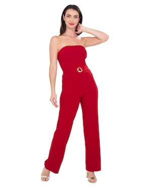 Jumpsuit Atelier Petite estampado liso casual para mujer