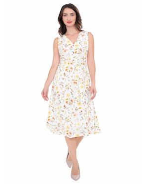 Vestido a la rodilla casual Atelier Petite para mujer