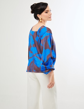 Blusa Pureza Soleil manga larga para mujer
