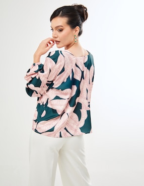 Blusa Pureza Soleil manga larga para mujer
