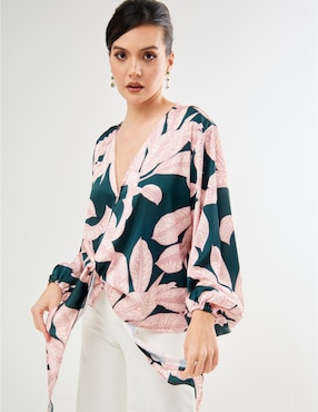 Blusa Pureza Soleil manga larga para mujer