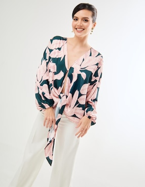 Blusa Pureza Soleil manga larga para mujer