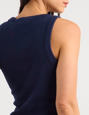 Playera tank Dockers cuello redondo para mujer
