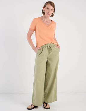 Pantalón relaxed Dockers amplio para mujer