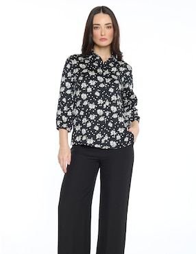 Blusa Foley's Esenciales manga 3/4 para mujer