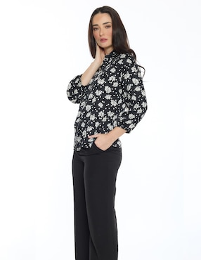 Blusa Foley's Esenciales manga 3/4 para mujer