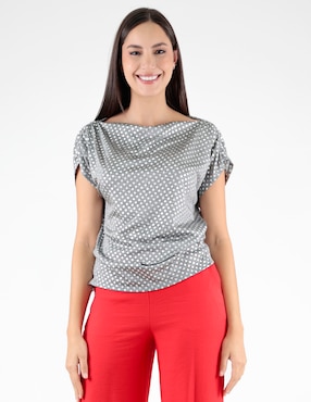 Blusa Trinity manga corta para mujer