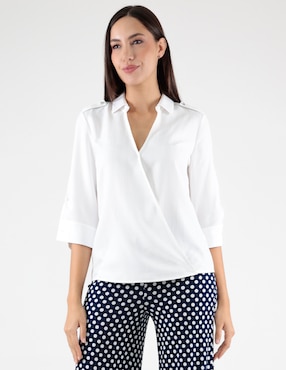 Blusa Trinity manga 3/4 para mujer