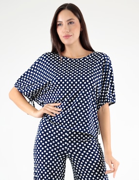 Blusa Trinity manga al codo para mujer