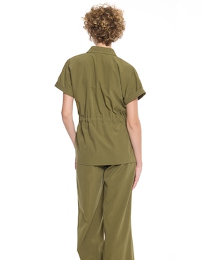 Blusa camisera Foley's Mylah manga corta para mujer