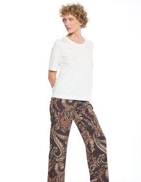 Blusa Foley's Molly manga al codo para mujer
