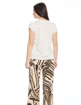 Blusa Foley's Molly manga corta para mujer