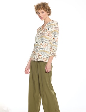 Blusa Foley's Mylah manga 3/4 para mujer