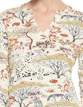 Blusa Foley's Mylah manga 3/4 para mujer