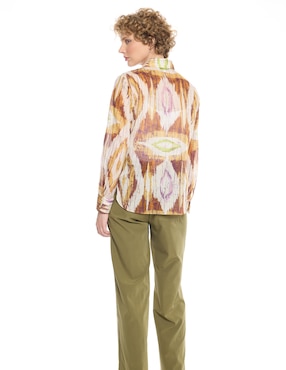 Blusa camisera Foley's Mylah manga larga para mujer