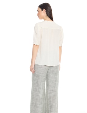 Blusa Foley's Mylah manga al codo para mujer