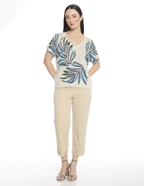 Blusa Foley's manga corta para mujer