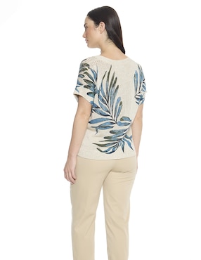 Blusa Foley's manga corta para mujer