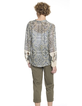 Blusa Foley's manga larga para mujer
