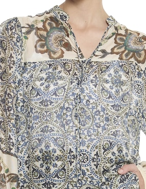 Blusa Foley's manga larga para mujer