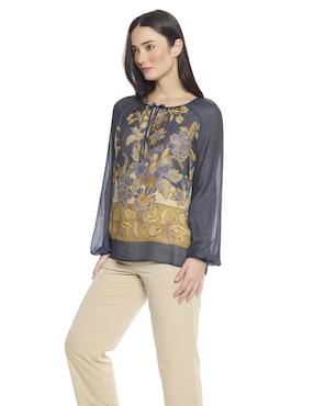 Blusa Foley's manga larga para mujer