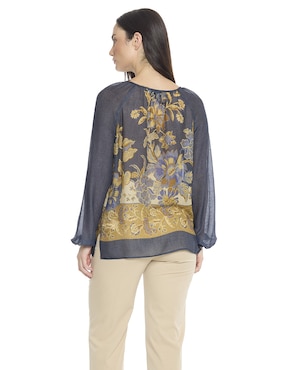 Blusa Foley's manga larga para mujer