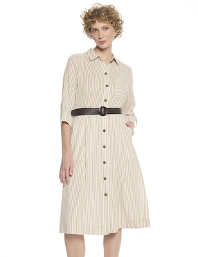 Vestido midi formal Foley's para mujer