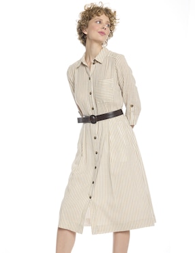 Vestido midi formal Foley's para mujer
