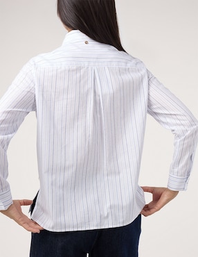 Blusa camisera Dándara manga larga para mujer