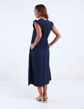 Vestido midi casual Dándara para mujer