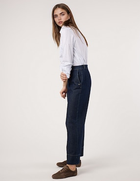 Pantalón coulotte Dándara amplio para mujer