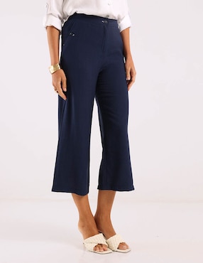 Pantalón coulotte Dándara relajado para mujer