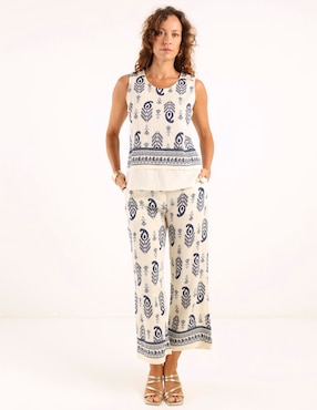 Pantalón Dándara straight para mujer