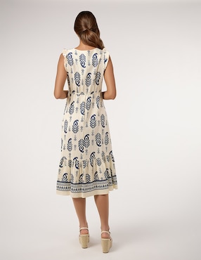 Vestido midi casual Dándara para mujer