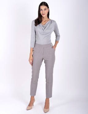 Pantalón capri Delirium straight para mujer