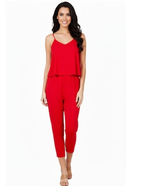 Jumpsuit Active Usa estampado liso para mujer