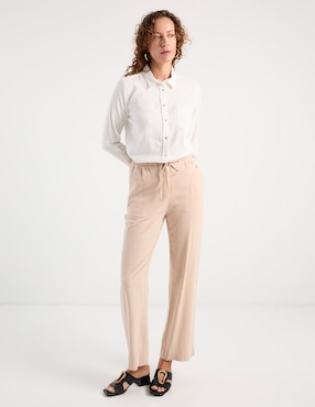 Pantalón capri Ferrioni regular para mujer