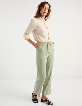 Pantalón capri Ferrioni regular para mujer