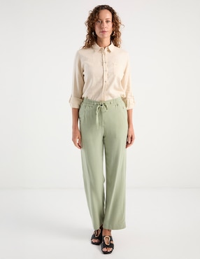 Pantalón capri Ferrioni regular para mujer