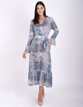 Vestido midi casual Delirium para mujer