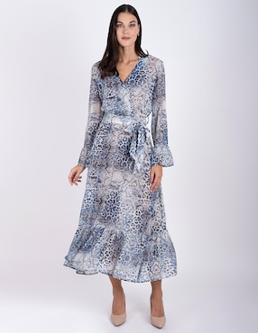 Vestido midi casual Delirium para mujer